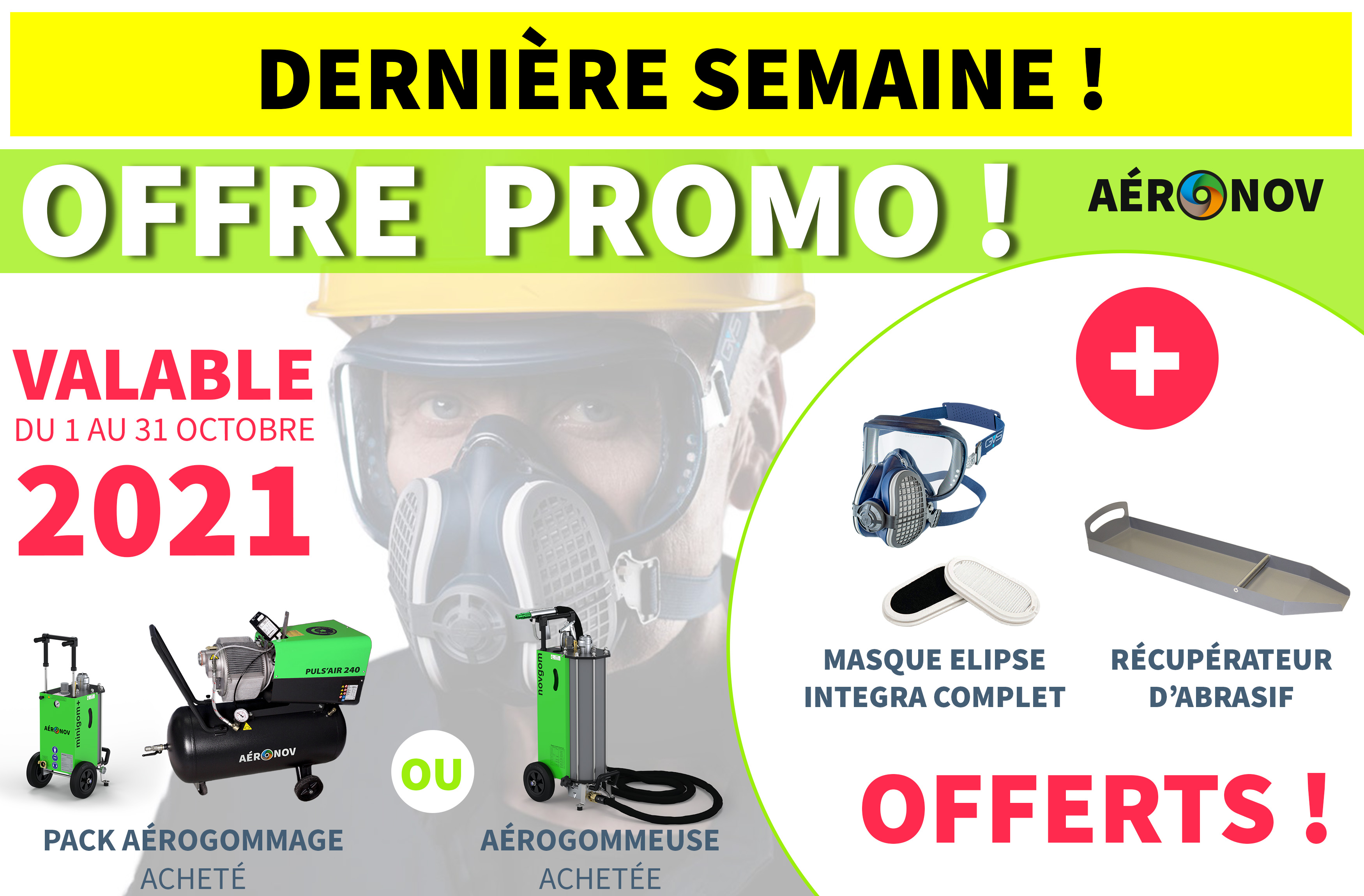 Offre Promo en Matériel d'Aérogommage !