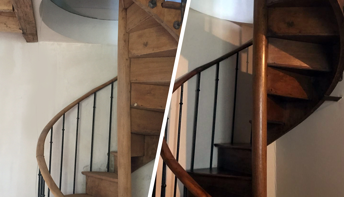 Décaper des Escaliers en Bois ou Pierre par Aérogommage