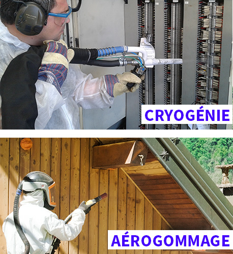 Comment Choisir entre Aérogommage et Cryogénie ?