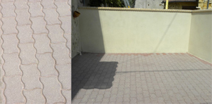 Aérogommage de Terrasses en Briques de Ciment