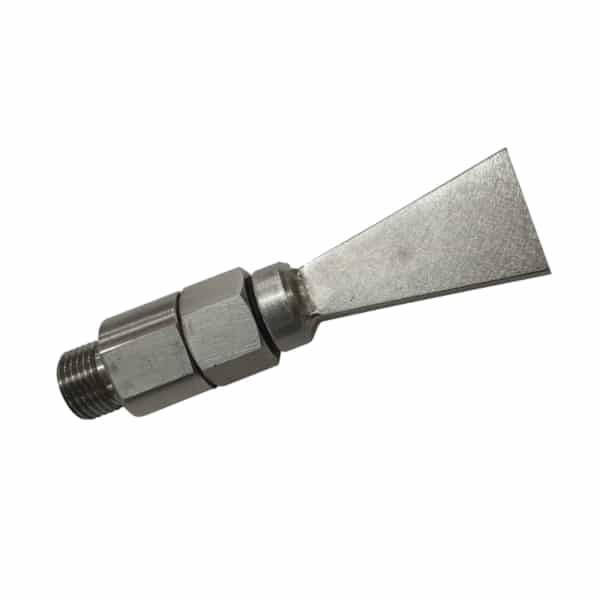 Buse plate pour pistolet cryogénique