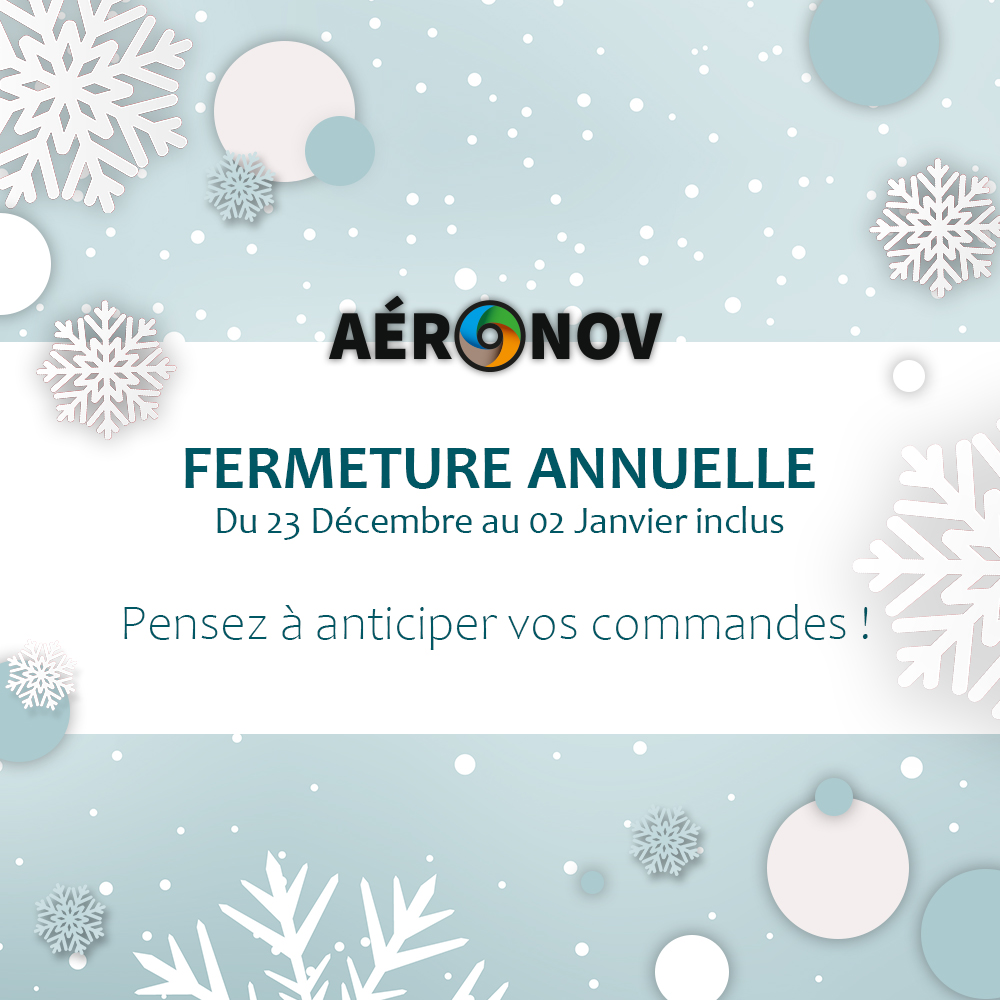 Fermeture annuelle 2023