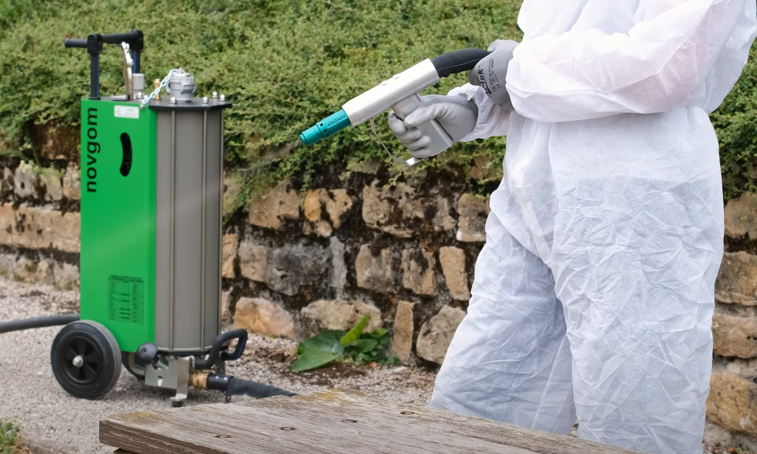 Aérogommeuse Professionnelle Novgom pour vos Décapages