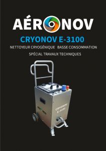 CRYONOV E-3100 Nettoyeur Cryognique - AERO-NOV
