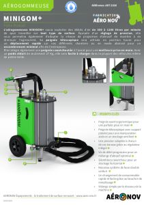 Arogommeuse MINIGOM  - Fabricant Aero-Nov