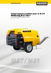 Compresseur KAESER M27