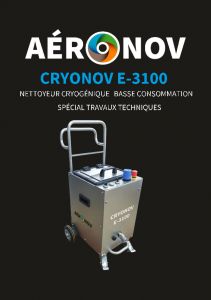 Nettoyeur cryognique CRYONOV E-3100 - Aero-Nov