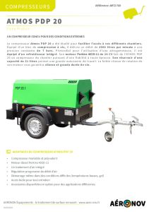 Compresseur d'air ATMOS PDP20 - AERO-NOV