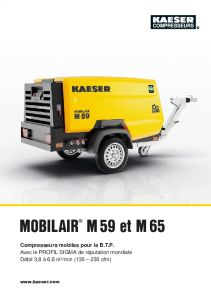 Compresseur d'air KAESER M59