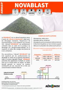 Abrasif de dcapage Novablast - AERO-NOV