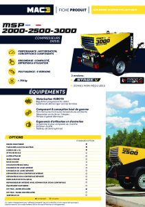 Compresseur MAC3 MSP 3000 - Aero-Nov