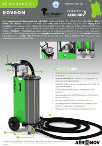 A�rogommeuse NOVGOM Fiche technique