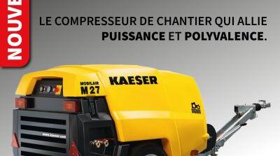 Compresseur d'Arogommage KAESER M27 remplace KAESER M31