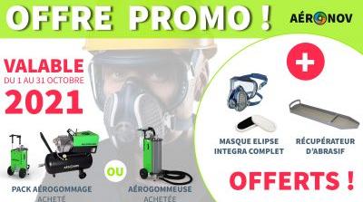 Offre promotionnelle pour l'achat d'un pack arogommage