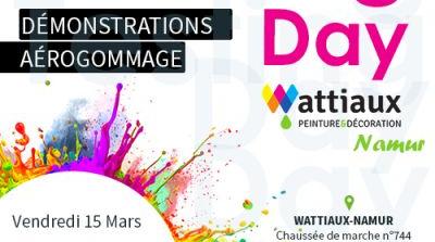 Dmonstration d'Arogommage - Testing Day chez notre partenaire Wattiaux Namur !